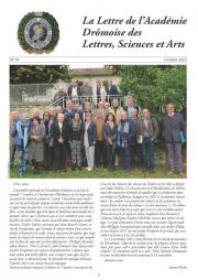 La Lettre de l'Acadmie Drmoise des Lettres, Sciences et Arts n 87