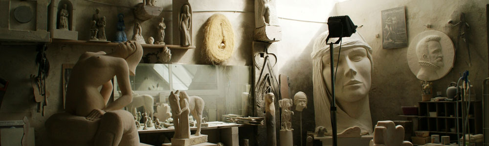 Atelier de Jean-Paul Ravit, sculpteur à Livron