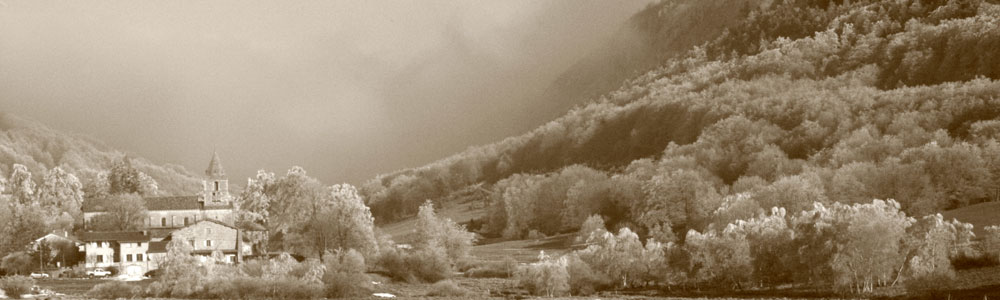 Léoncel sous la neige